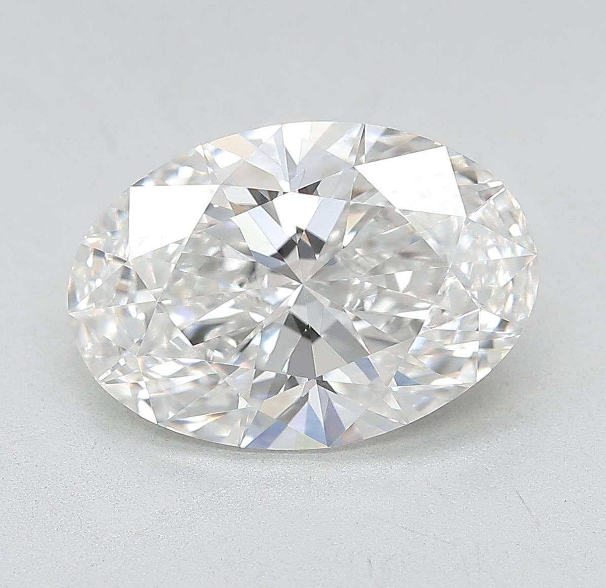 3.77 ct. oval Lab Grown Diamond front image
