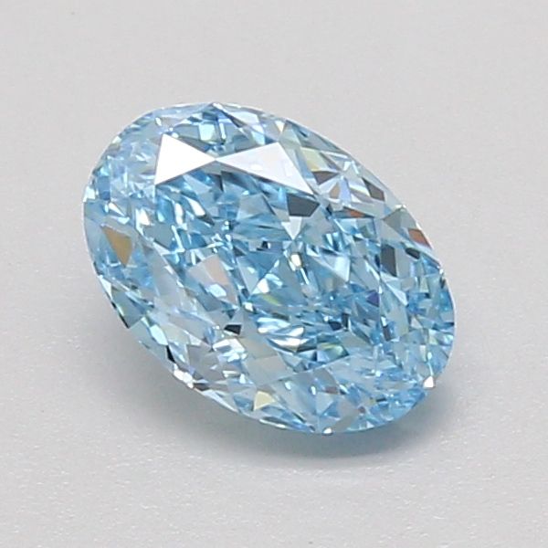1.07 CT Fancy Vivid Blue OVAL