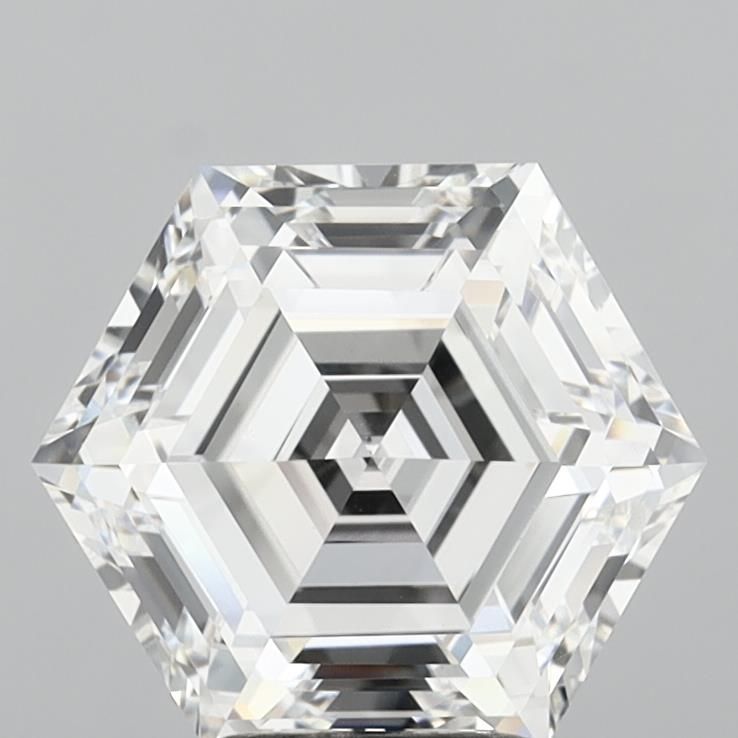 4.09 ct lab-grown Hexagonal Diamond