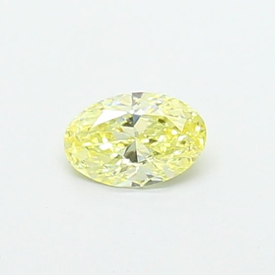 0.38 CT Fancy Yellow OVAL