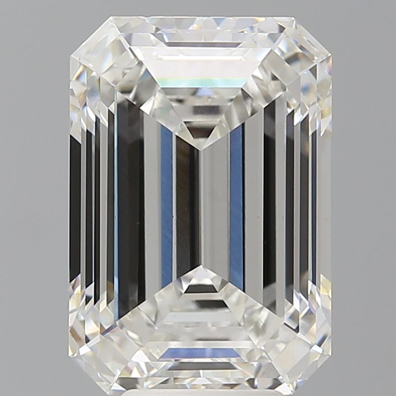 7.10 ct. emerald Lab Grown Diamond front image