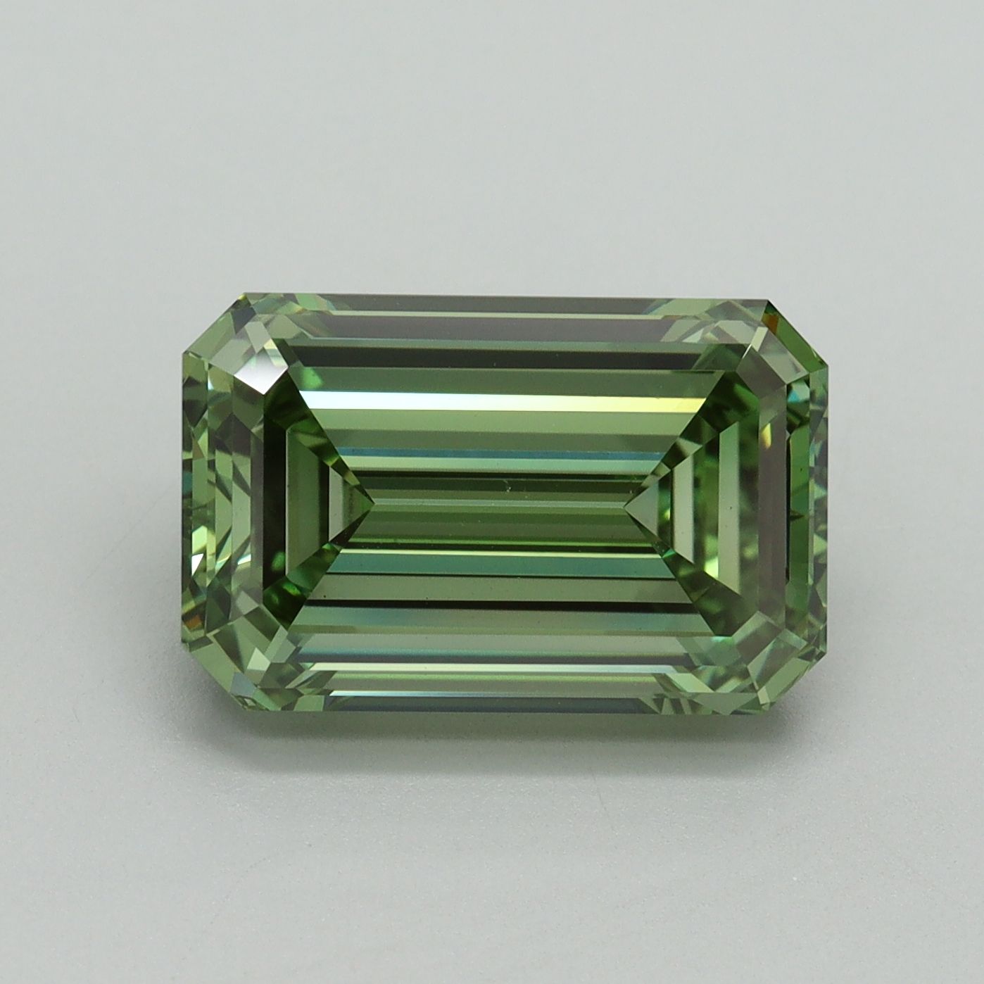 5.02 ct. emerald Lab Grown Diamond front image