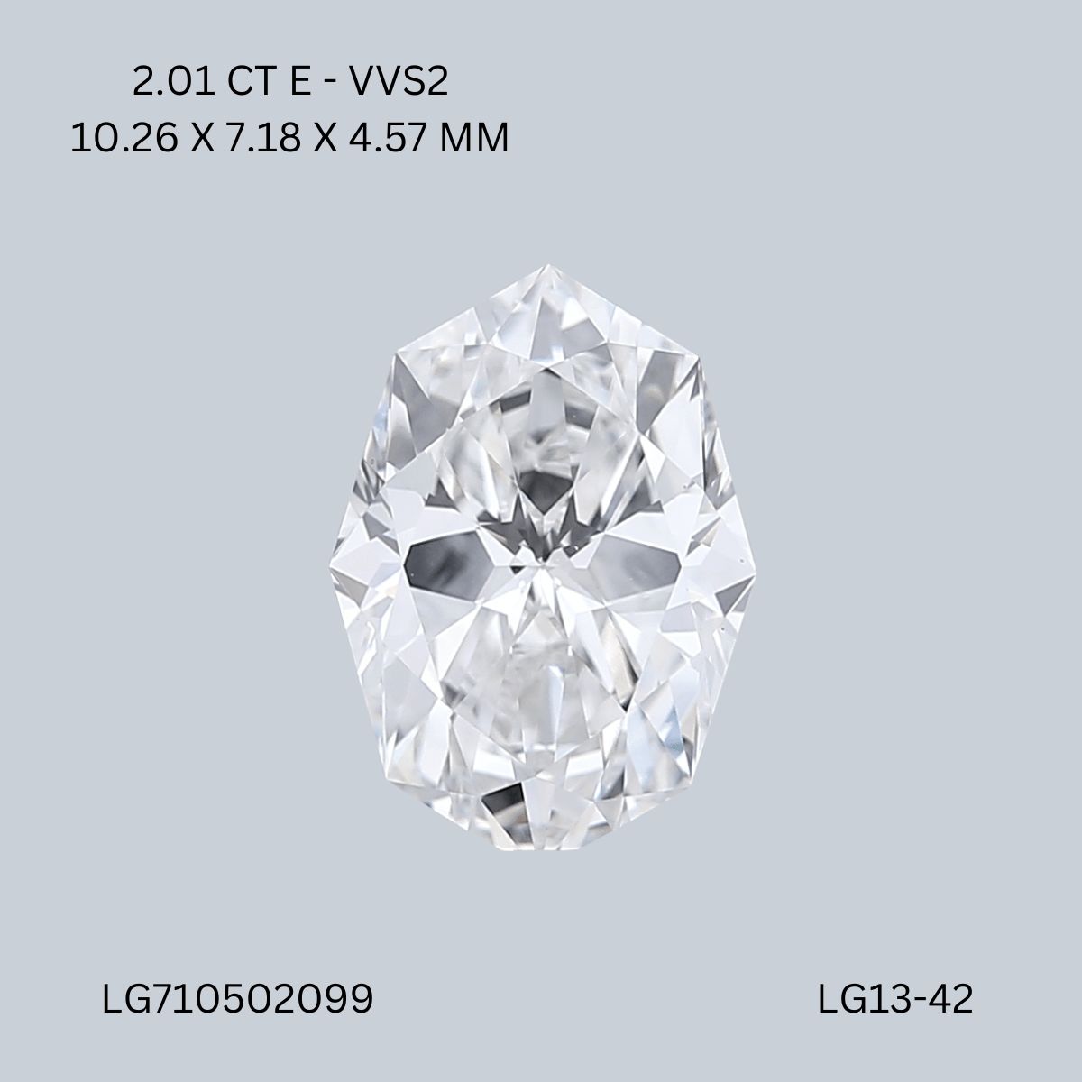 2.01 ct lab-grown Octagonal Diamond