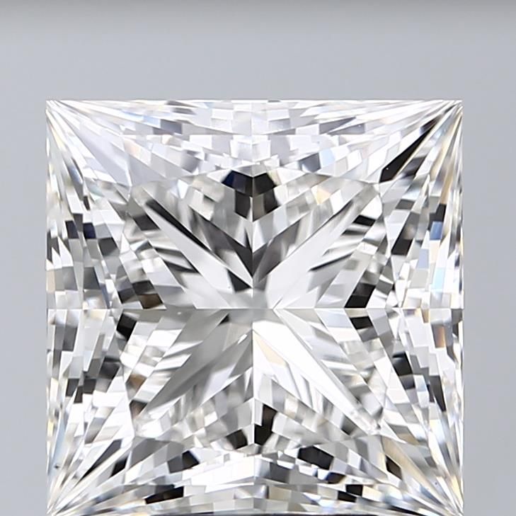 7.12 ct. princess Lab Grown Diamond front image