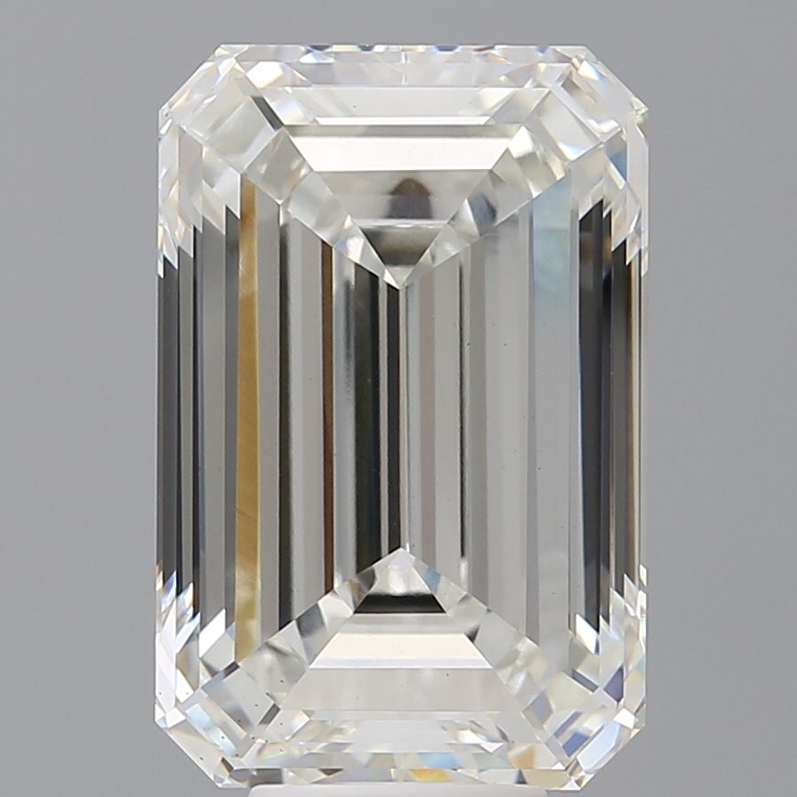 9.58 ct. emerald Lab Grown Diamond front image