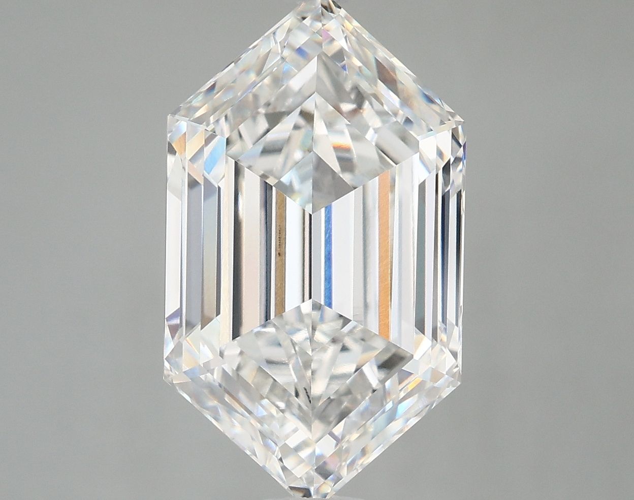 5.64 ct lab-grown Hexagonal Diamond