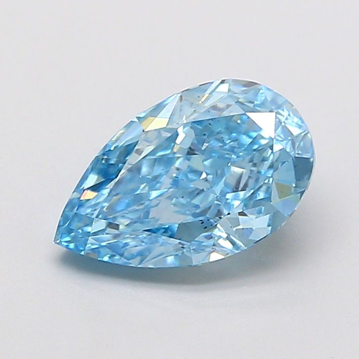 1.51 CT Fancy Vivid Blue PEAR