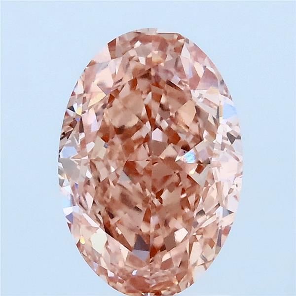 1.86 CT Fancy Intense Pink OVAL