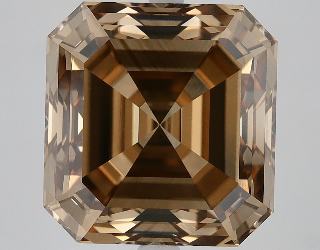 Diament 7.06 ct Fancy Deep Brown Orange/VS1