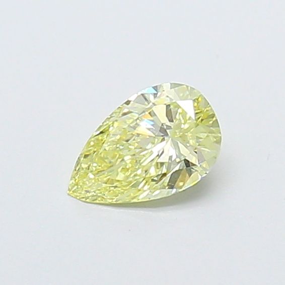 0.34 CT Fancy Yellow PEAR