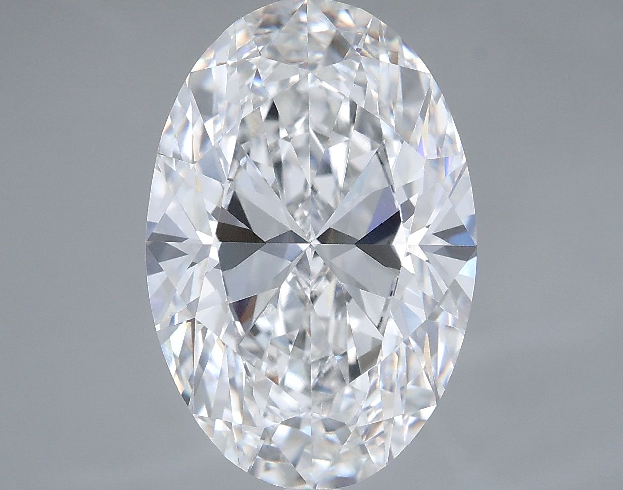 6.03 ct. oval Lab Grown Diamond front image