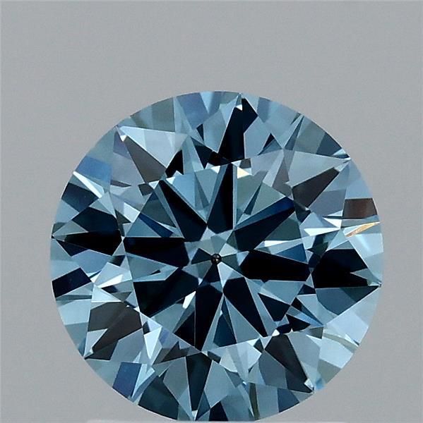 1.5 CT Fancy Vivid Blue ROUND