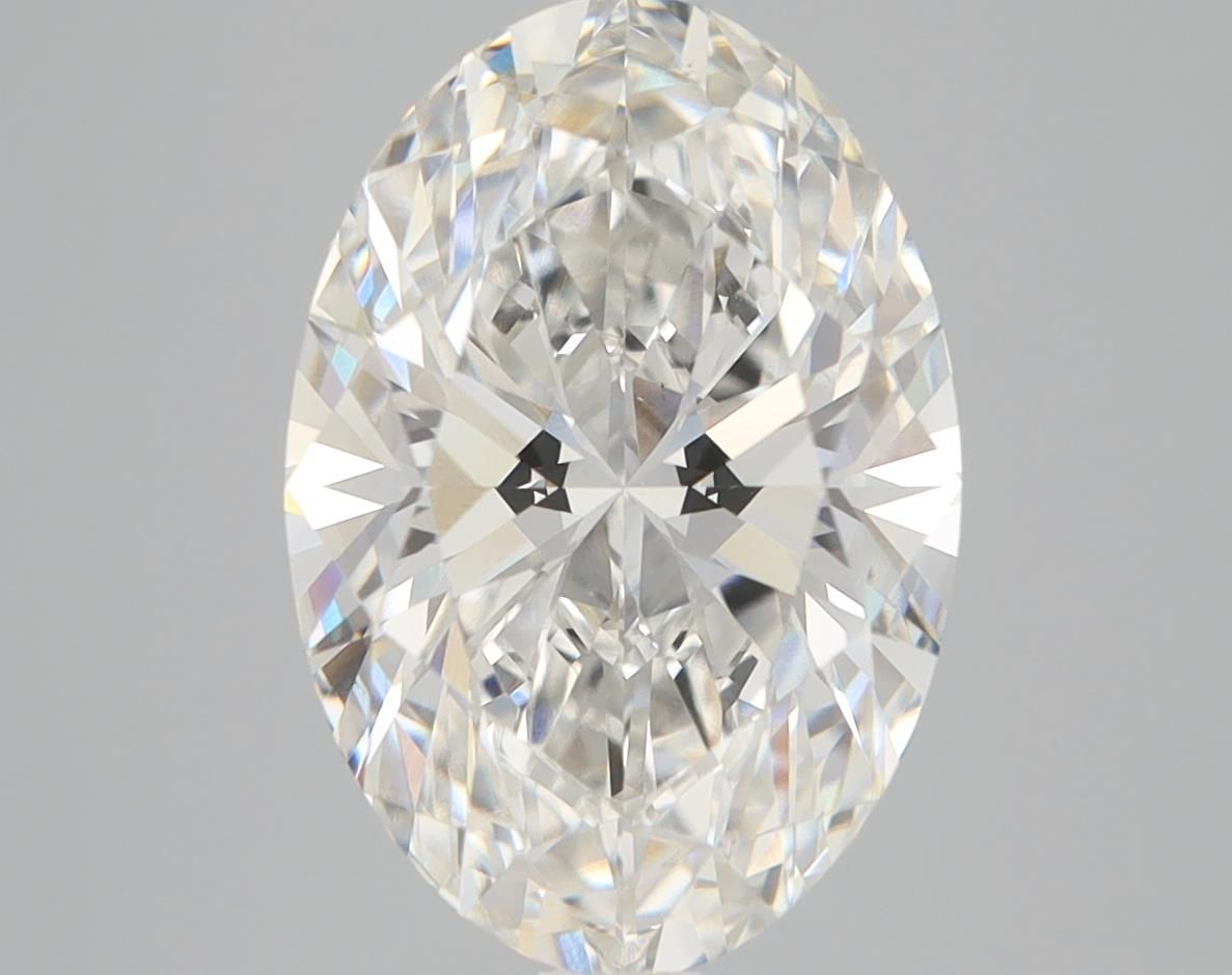 4.10 ct. oval Lab Grown Diamond front image