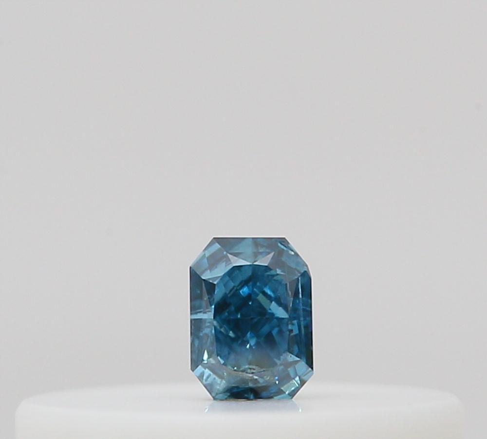 Diament 0.03 ct Fancy Deep Green Blue