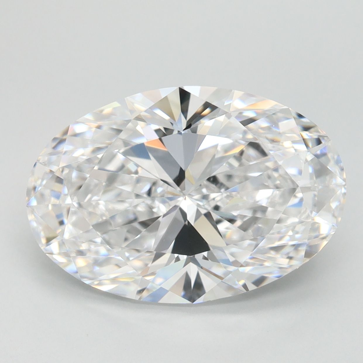3.86 ct. oval Lab Grown Diamond front image