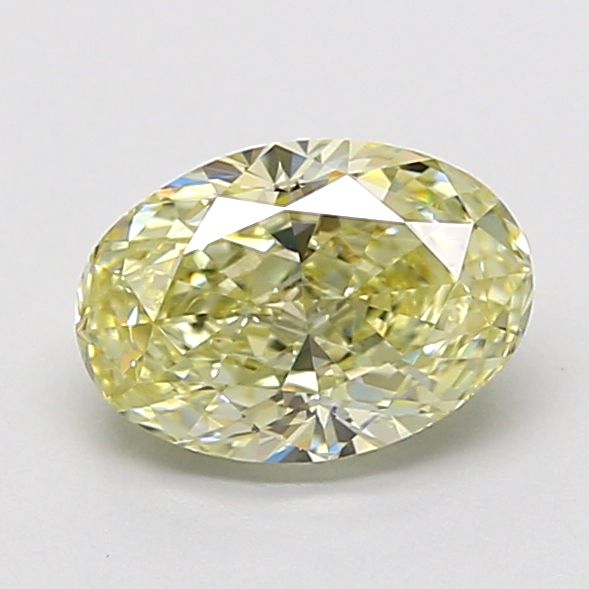 1.04 CT Fancy Light Yellow OVAL