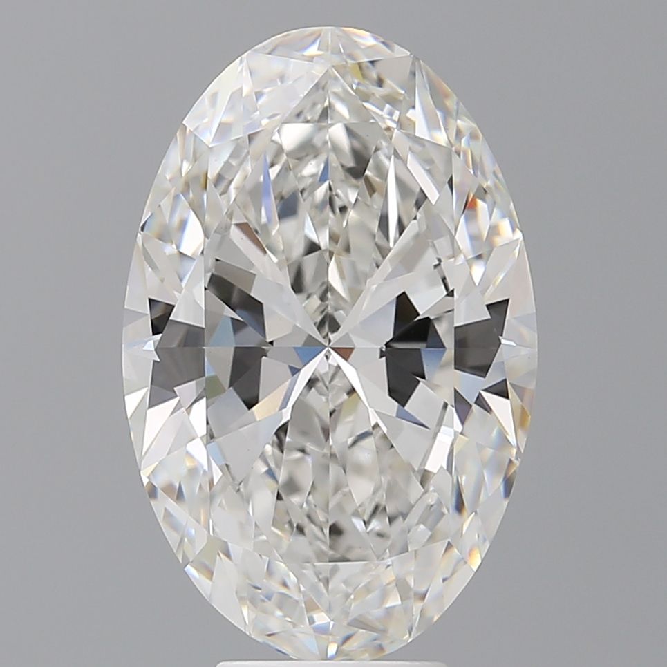 7.08 ct. oval Lab Grown Diamond front image