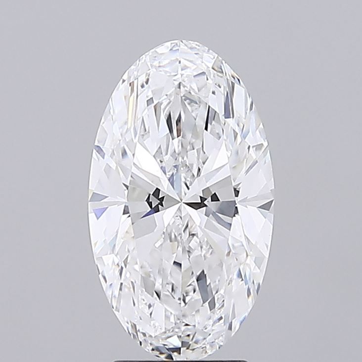 3.20 ct. oval Lab Grown Diamond front image
