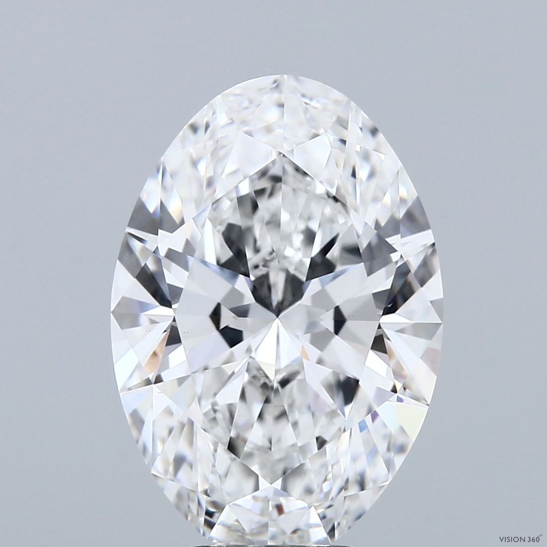 6.06 ct. oval Lab Grown Diamond front image
