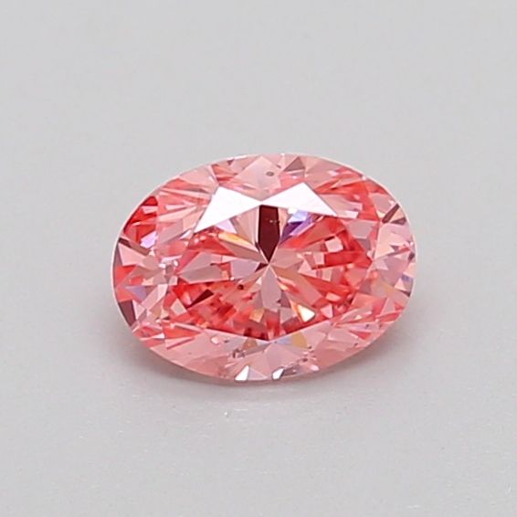 0.43 CT Fancy Intense Pink CUSHION MODIFIED