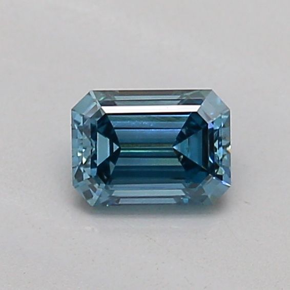 0.22 CT Fancy Vivid Greenish Blue EMERALD