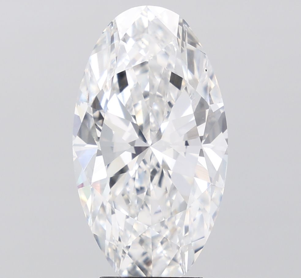 6.05 ct. oval Lab Grown Diamond front image