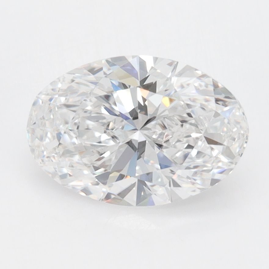 1.23 ct. oval Lab Grown Diamond front image