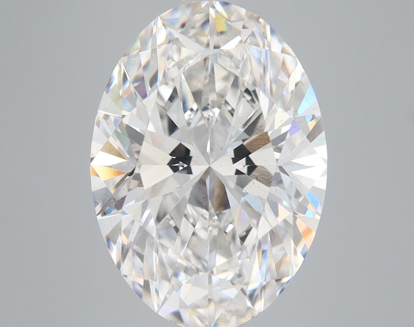 6.06 ct. oval Lab Grown Diamond front image