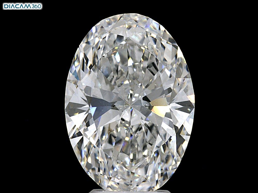 5.09 ct. oval Lab Grown Diamond front image