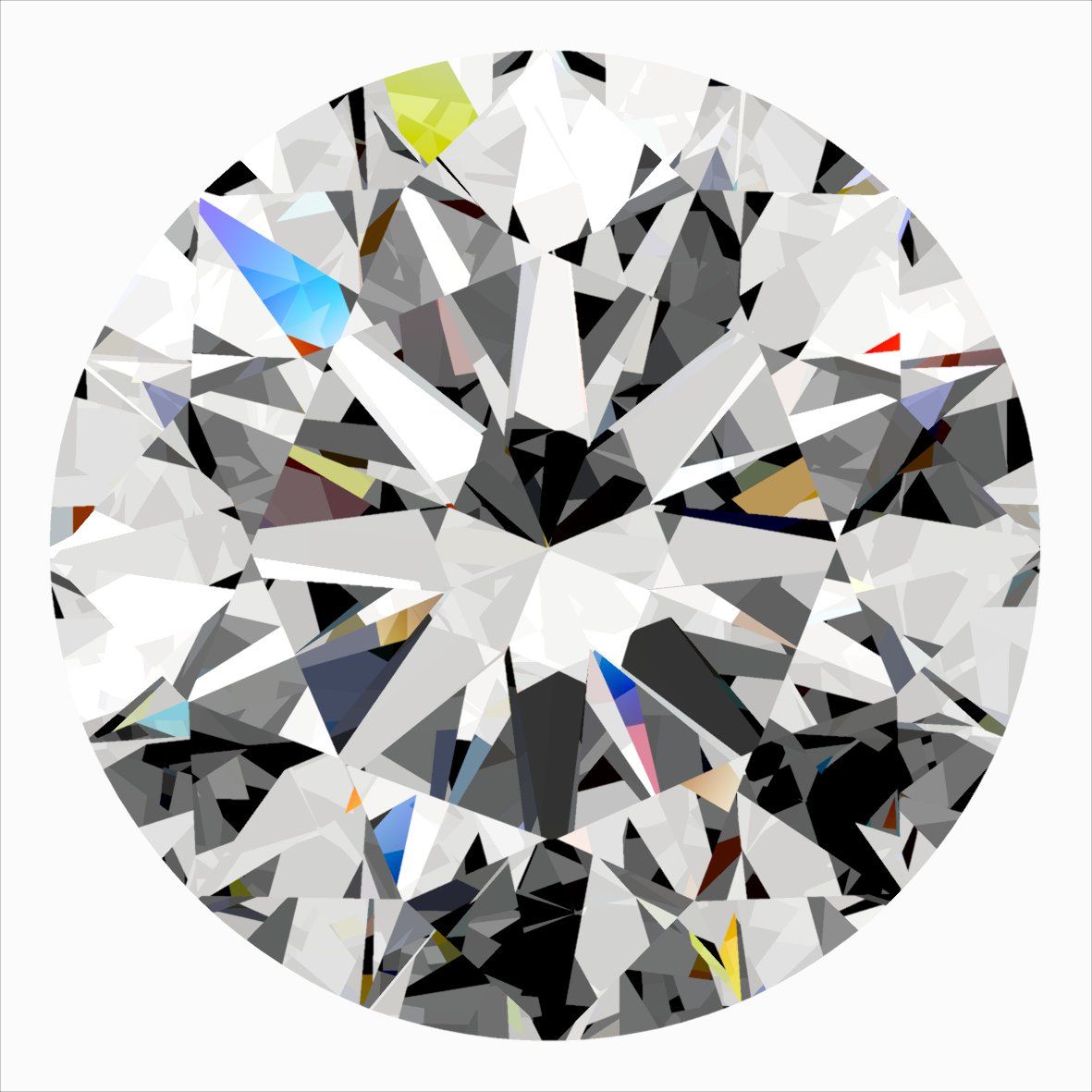 Diamant Rond 0.32 ct - Couleur G - Pureté VS2