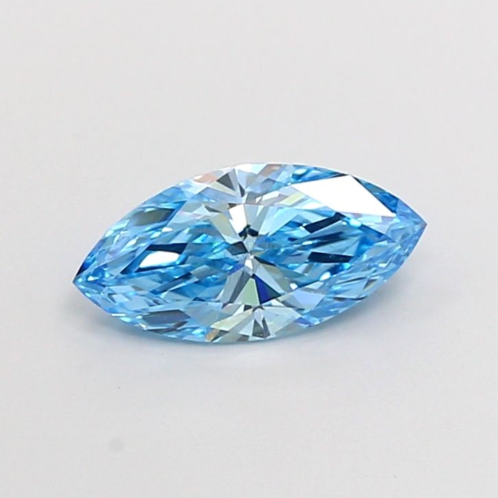1.01 CT Fancy Vivid Blue MARQUISE