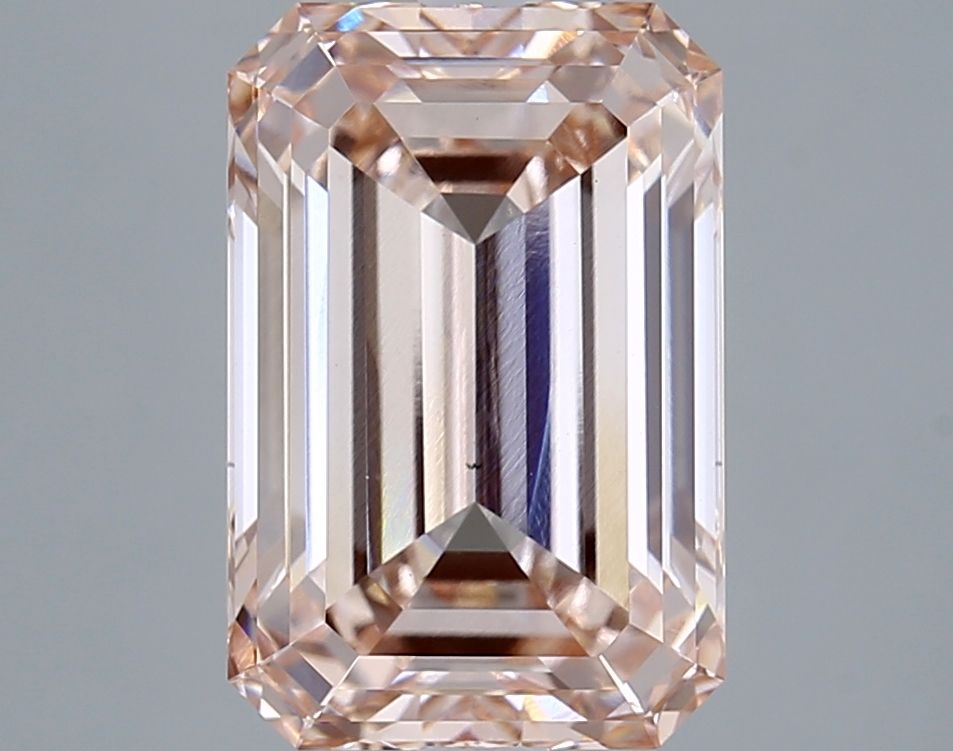 5.55 ct. emerald Lab Grown Diamond front image