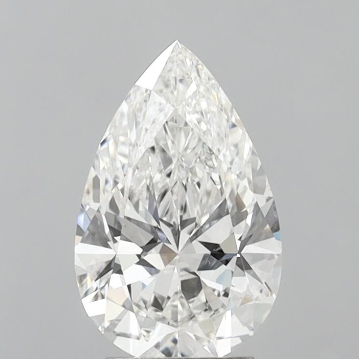 3.03 carat f VS1 EX Cut IGI pear diamond