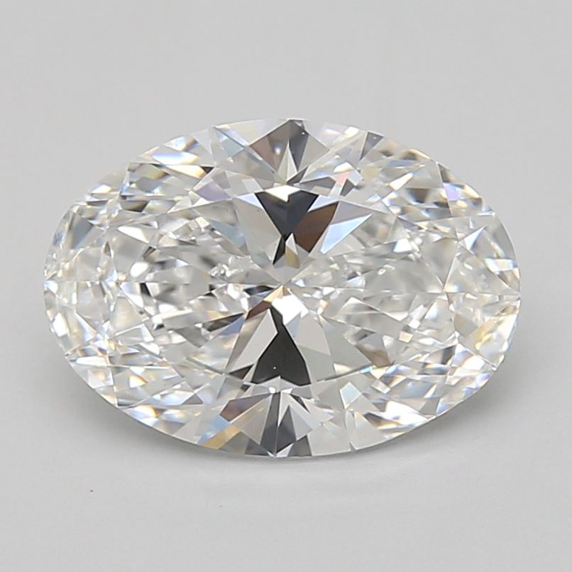 3.02 ct. oval Lab Grown Diamond front image