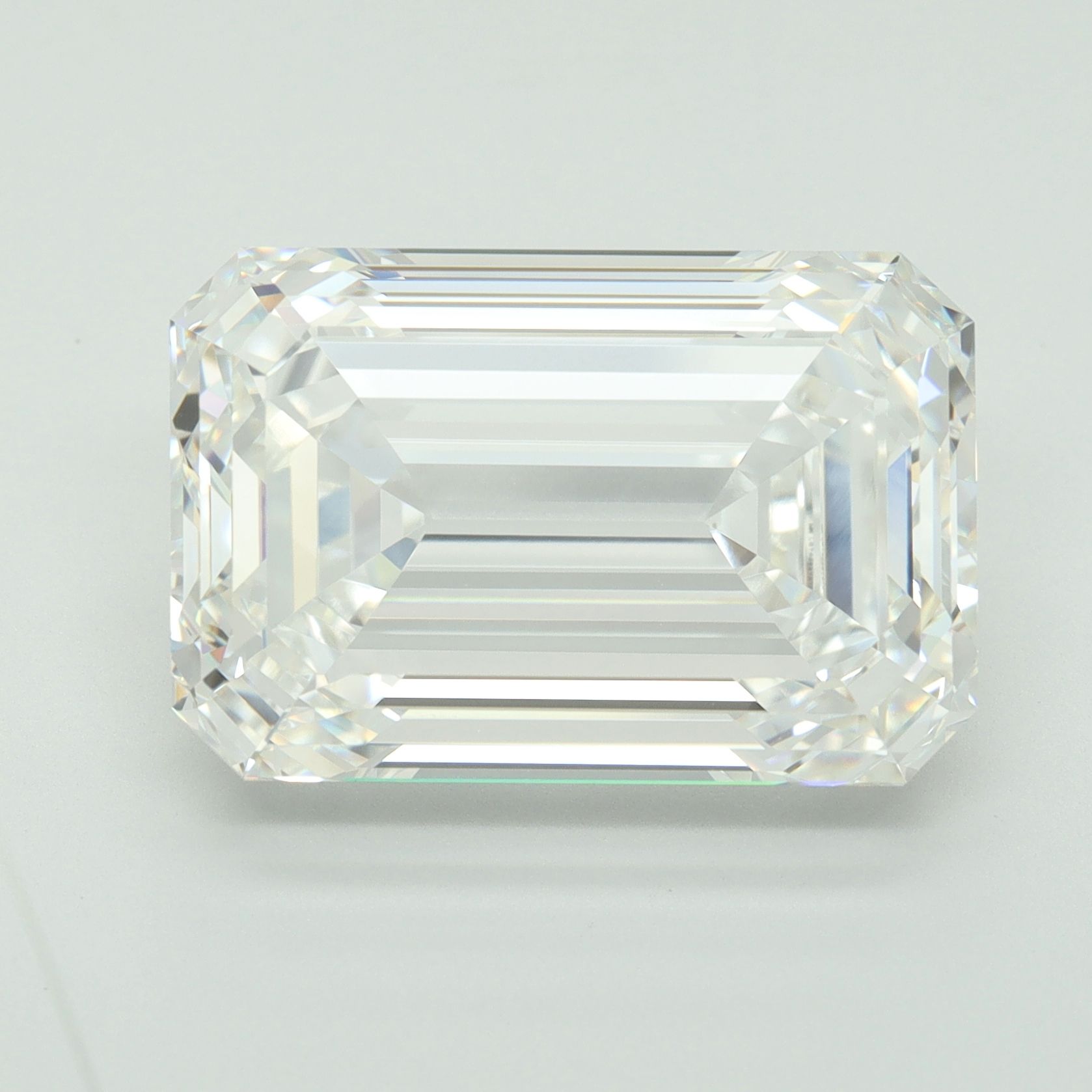 14.23 ct. emerald Lab Grown Diamond front image