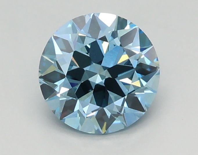 0.85 CT Fancy Vivid Blue OLD EUROPEAN CUT