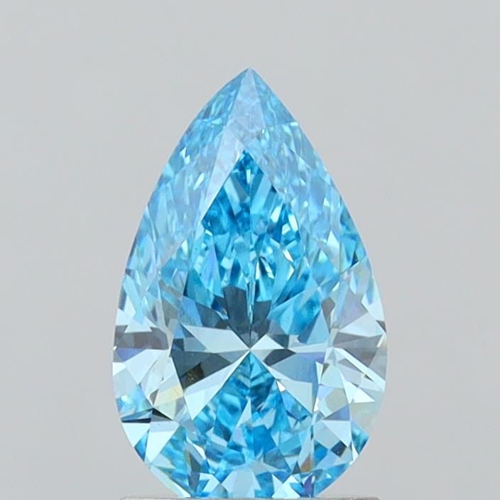 1.39 CT Fancy Vivid Blue PEAR