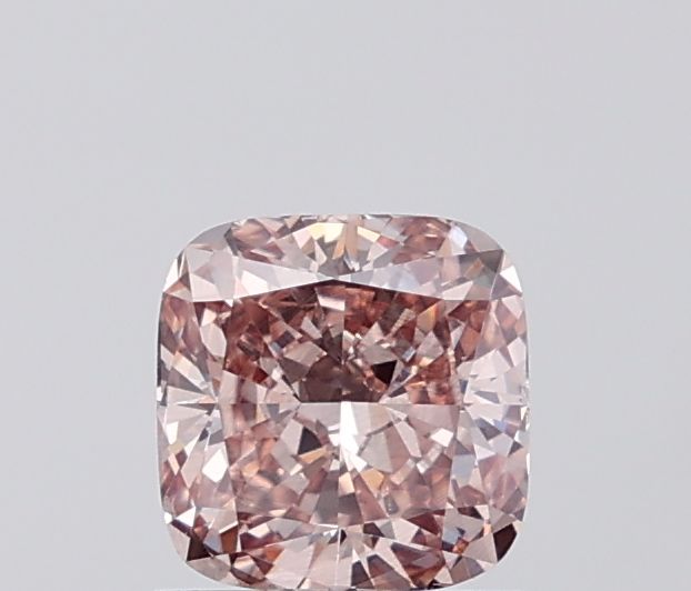 0.99 CT Light Brown CUSHION BRILLIANT