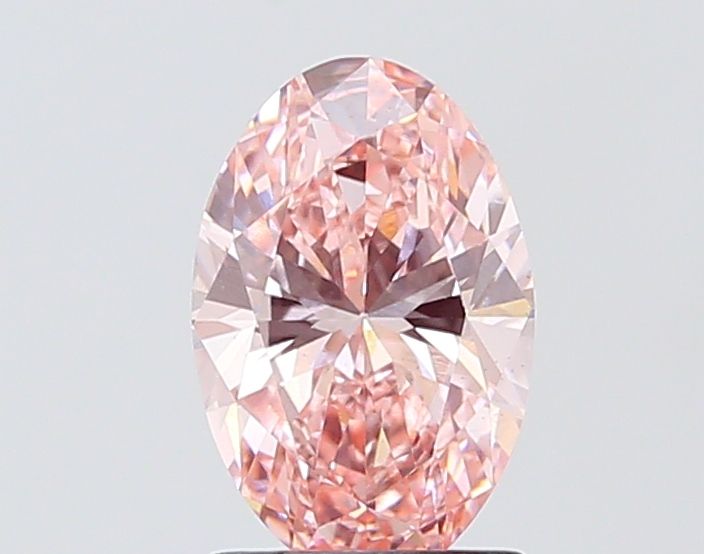 1.53 CT Fancy Vivid Pink OVAL