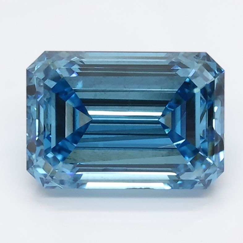 2.36 CT Fancy Vivid Blue EMERALD