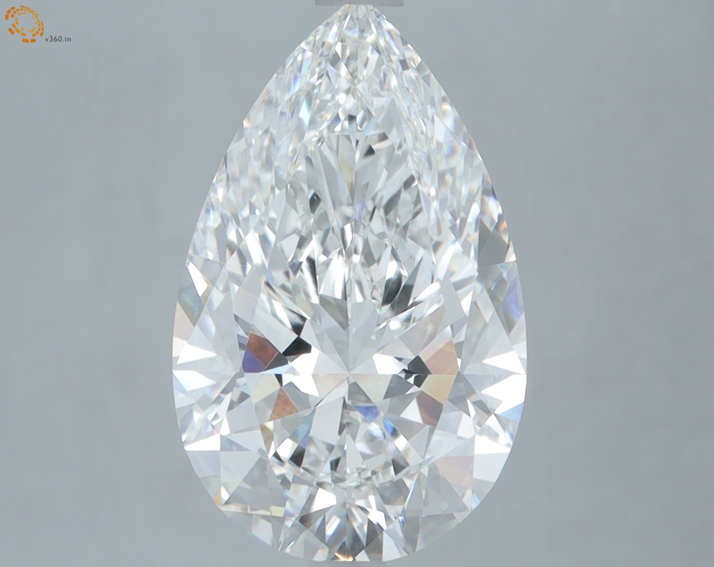 5.09 ct. pear Lab Grown Diamond front image