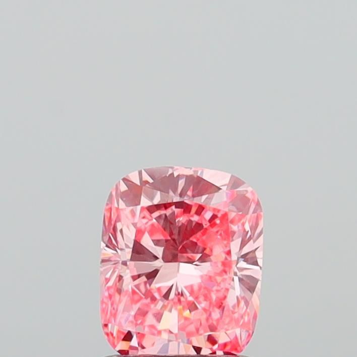 0.94 CT Fancy Vivid Pink CUSHION MODIFIED