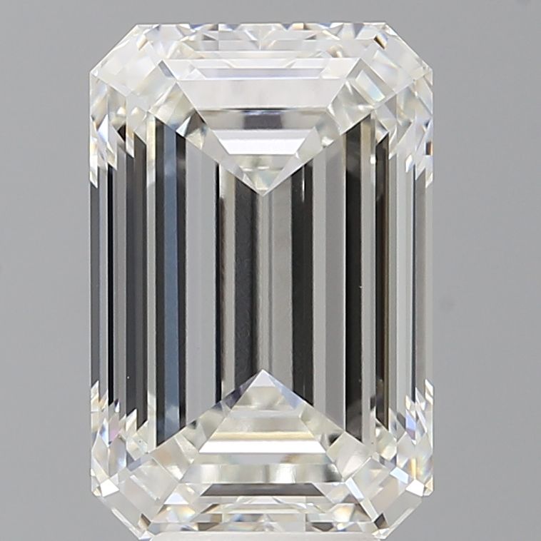 6.10 ct. emerald Lab Grown Diamond front image
