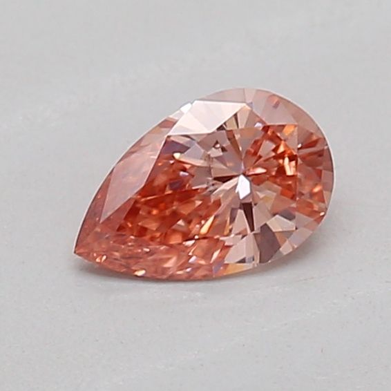 0.2 CT Fancy Pinkish Brown PEAR
