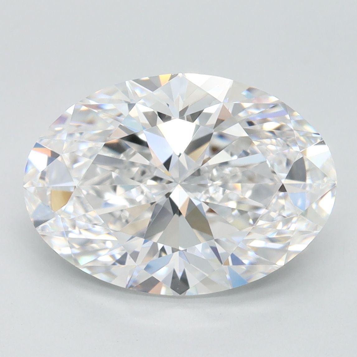 3.30 ct. oval Lab Grown Diamond front image