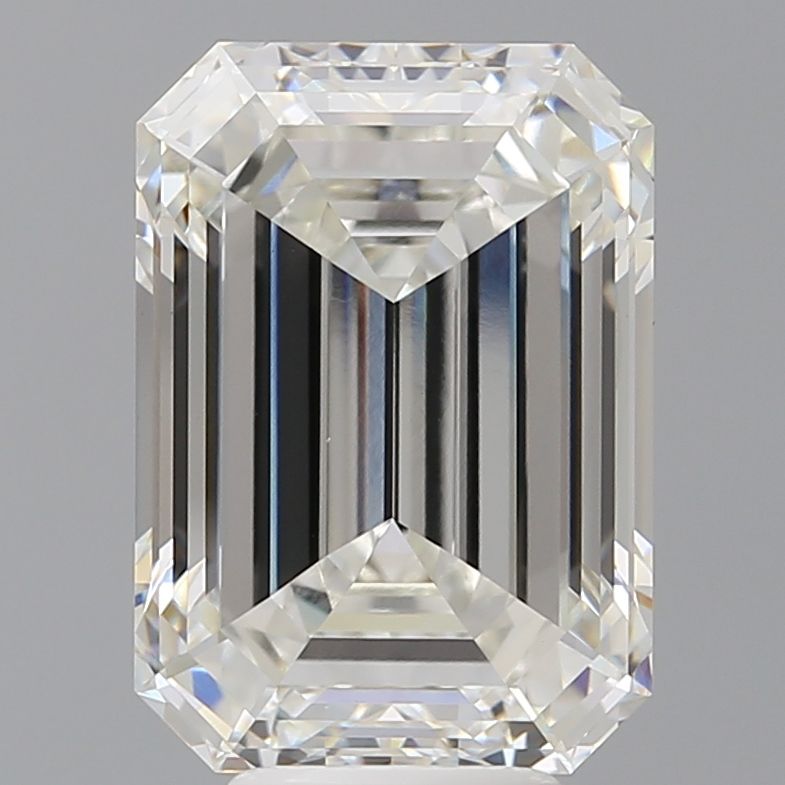 7.10 ct. emerald Lab Grown Diamond front image