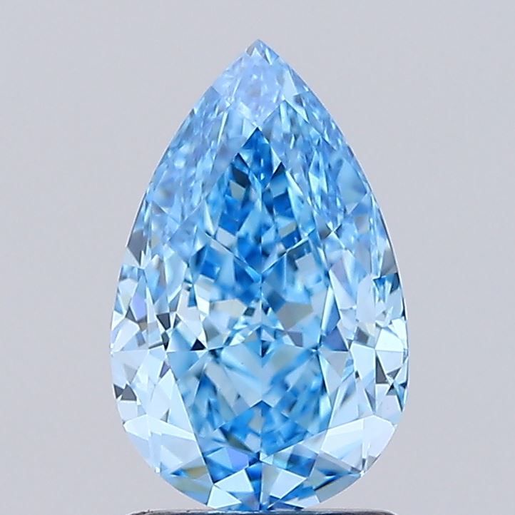 1.79 CT Fancy Vivid Blue PEAR
