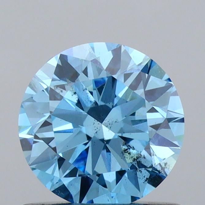 0.72 CT Fancy Vivid Blue ROUND