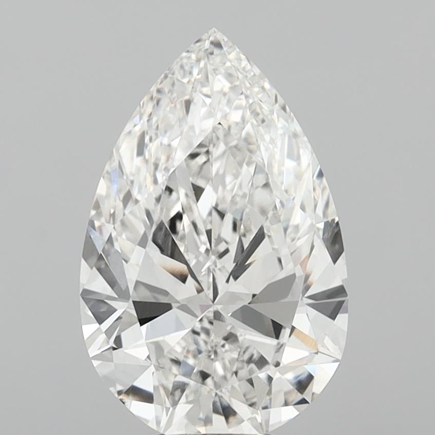 7.01 ct. pear Lab Grown Diamond front image