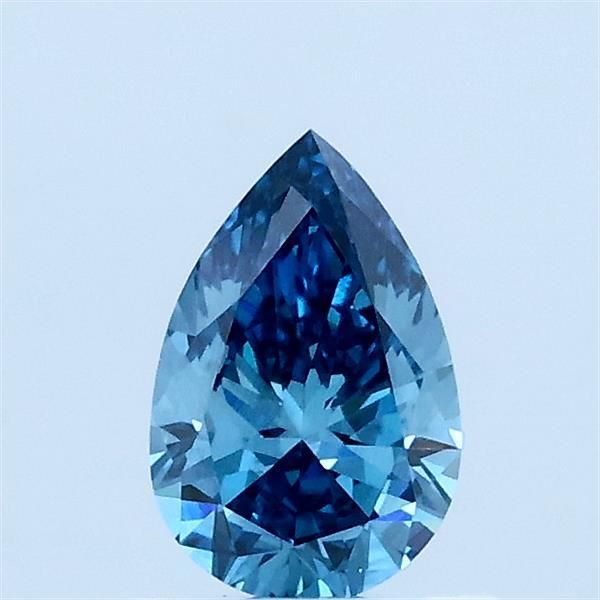 0.5 CT Fancy Vivid Blue PEAR